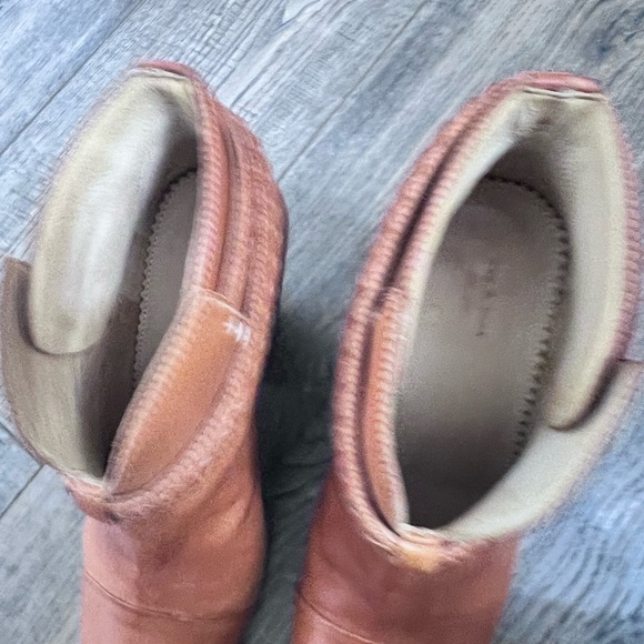 Rag & Bone leather booties in cognac color. Great condition - Picture 5 of 10